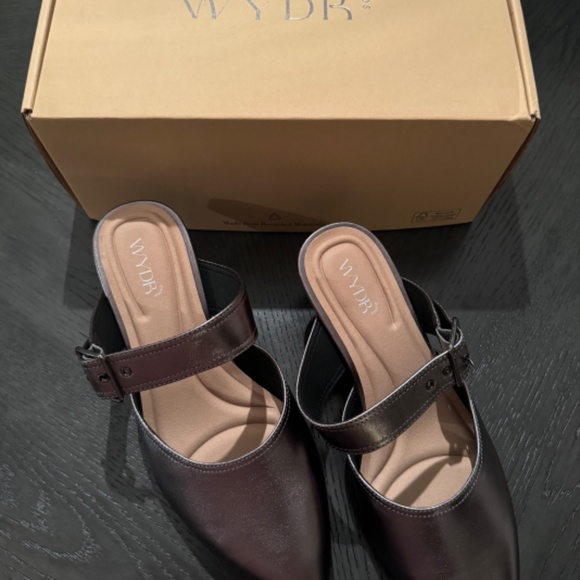 NEW WYDR studios Ingrid pointy toe kitten heels 10W - Picture 8 of 8